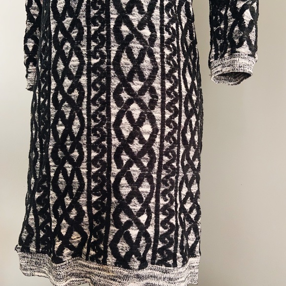 Anthropologie MOTH grey knit pullover sweater mini dress, sm/xs - Picture 5 of 9